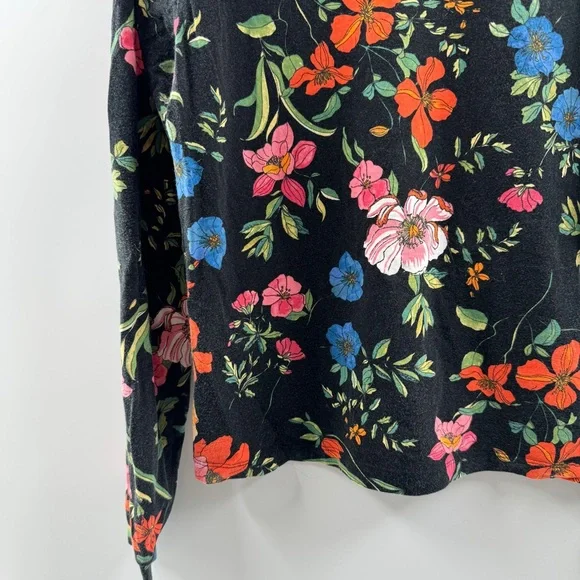 Maeve by Anthropologie Floral Turtleneck Top Size Large - Picture 8 of 8